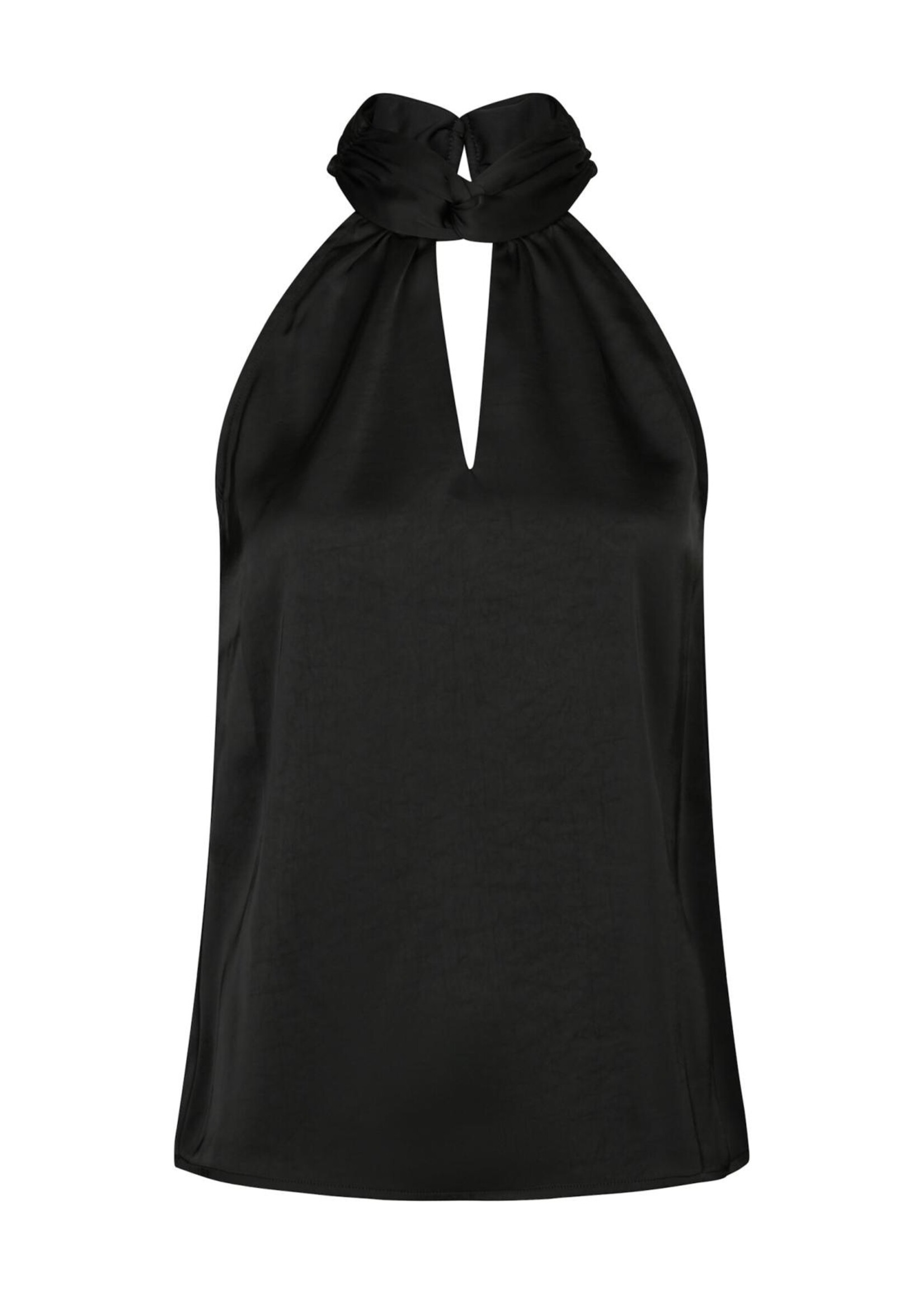Neo Noir Neo Noir, Svala Heavy Sateen Top, Black, Size: