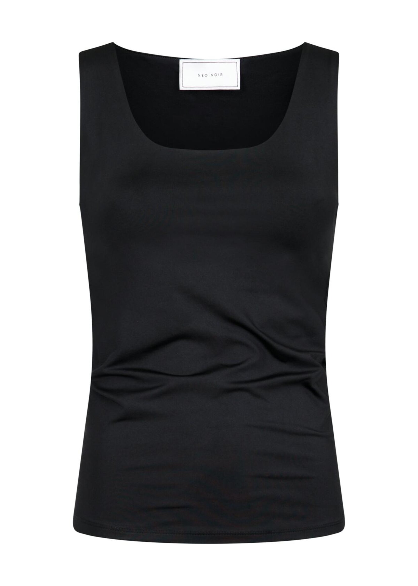 Neo Noir Neo Noir, Sophia Jersey Top, Black, Size: