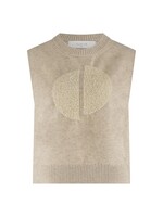 Nukus Nukus, Intarsia Spencer, Sand, Size: