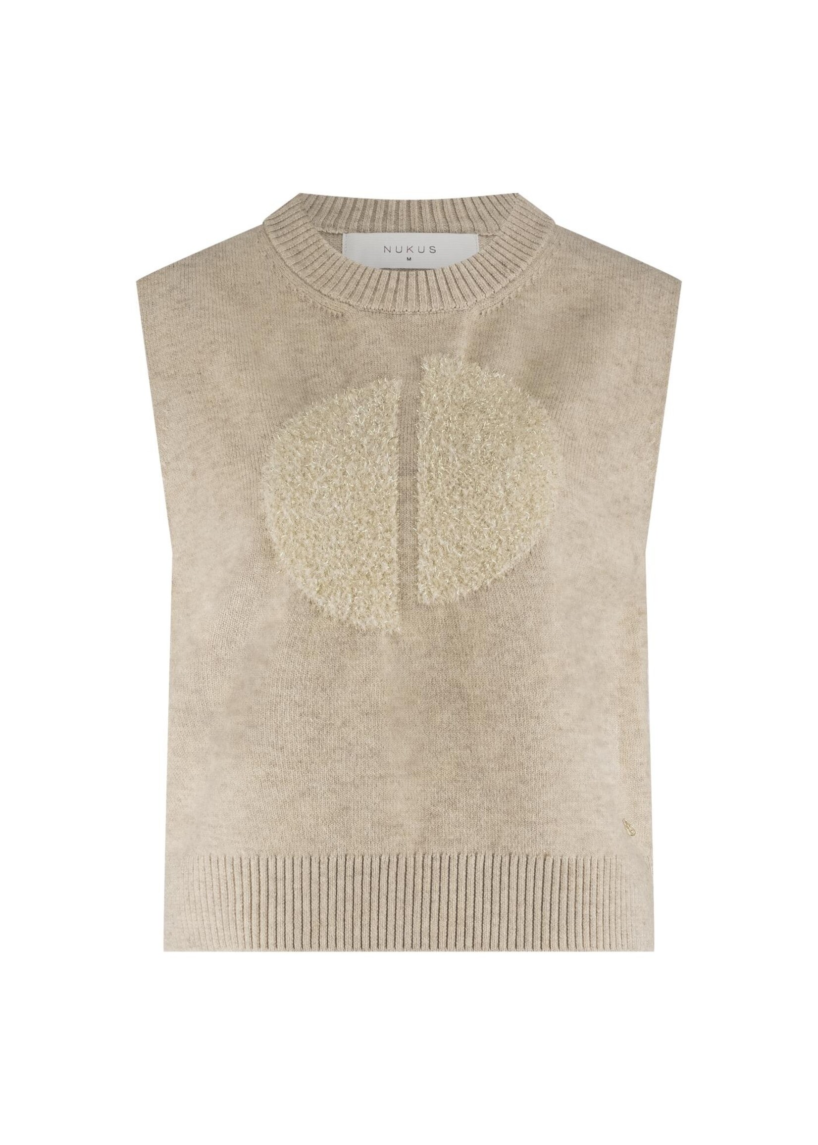 Nukus Nukus, Intarsia Spencer, Sand, Size: