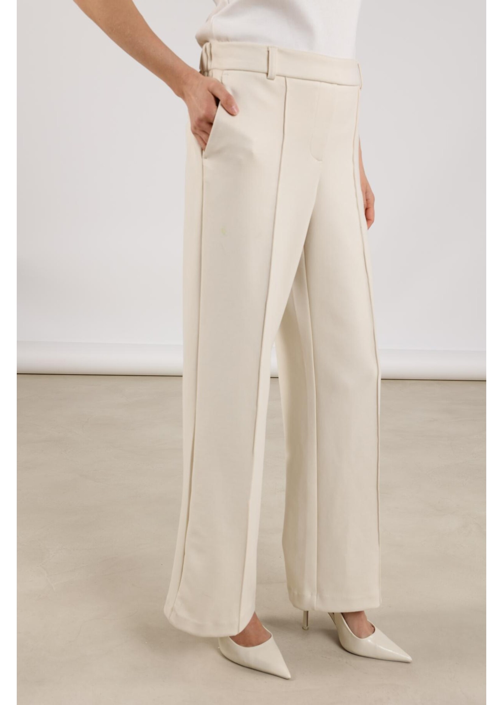 Nukus Nukus, Jill Pants Scuba, Off white, Size: