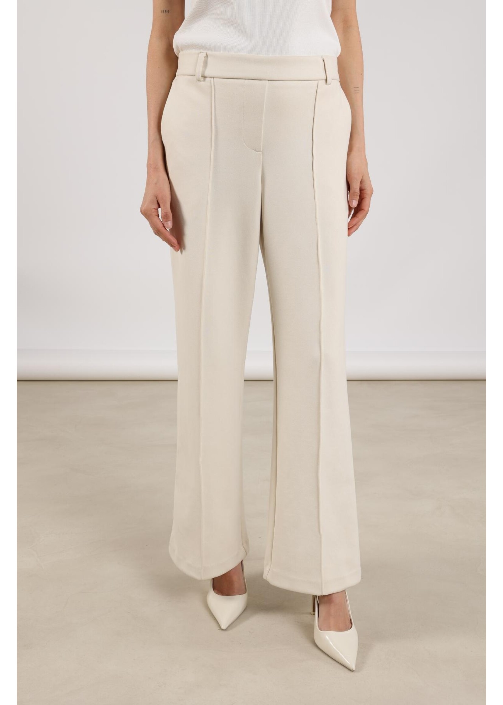 Nukus Nukus, Jill Pants Scuba, Off white, Size: