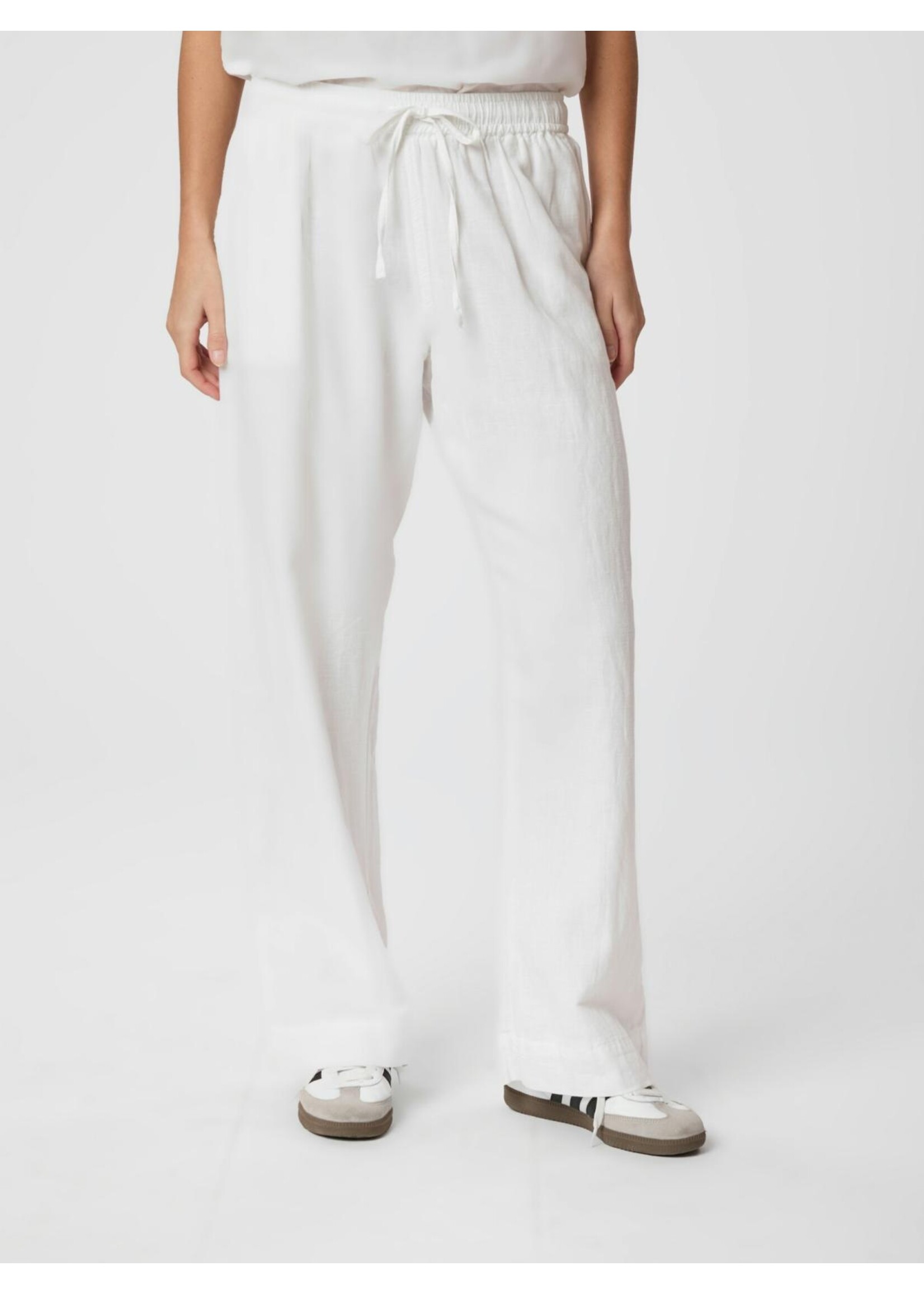 Neo Noir Neo Noir, Sonar Linen Pants, White, Size: