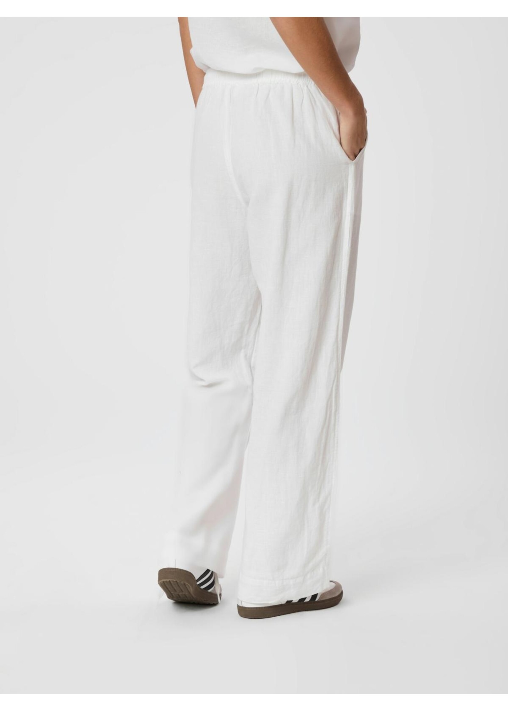 Neo Noir Neo Noir, Sonar Linen Pants, White, Size: