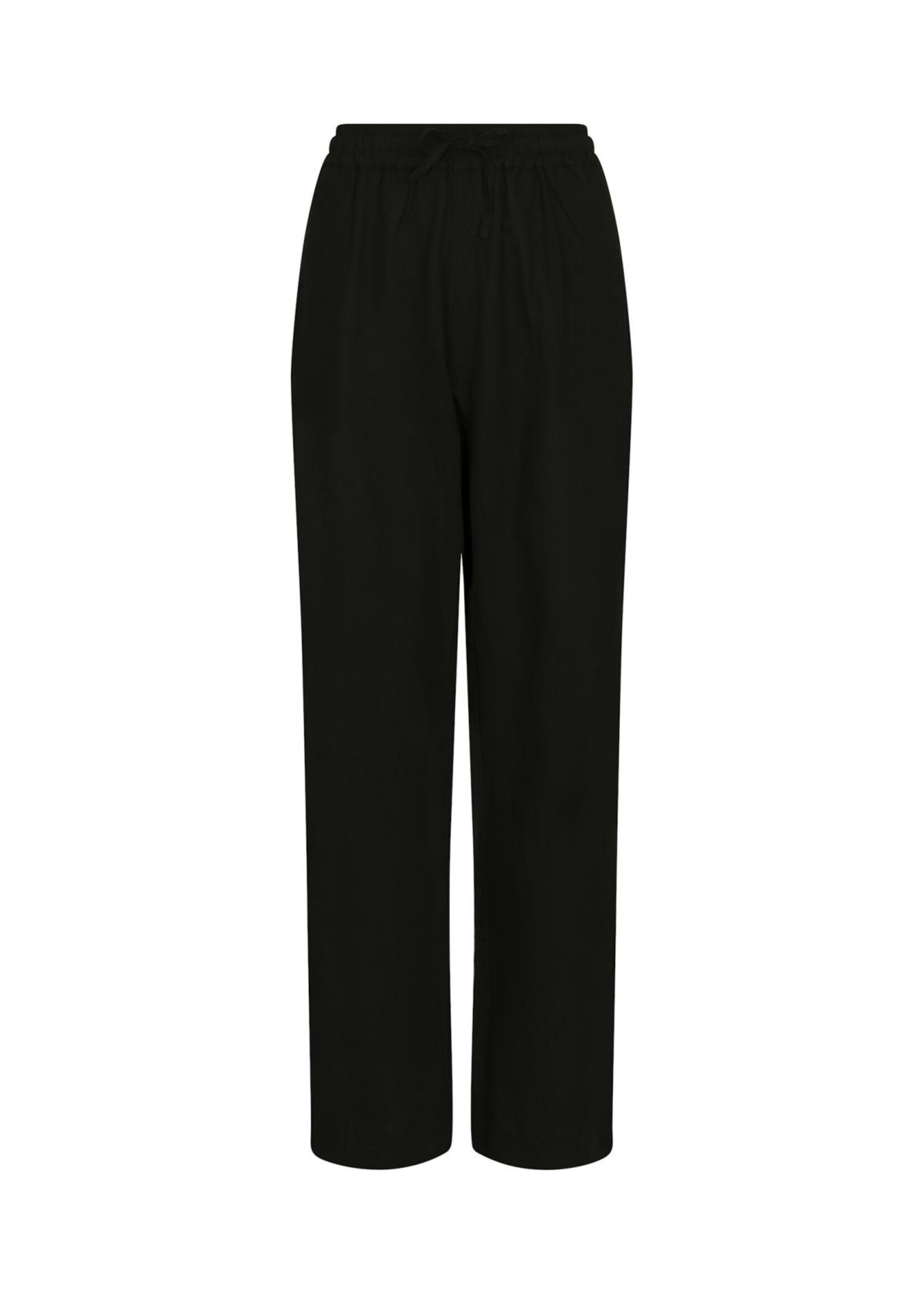 Neo Noir Neo Noir, Sonar Linen Pants, Black, Size: