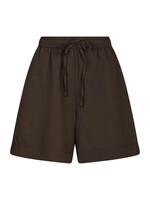 Neo Noir Neo noir, Shala Linen Shorts, Dark brown, Size: