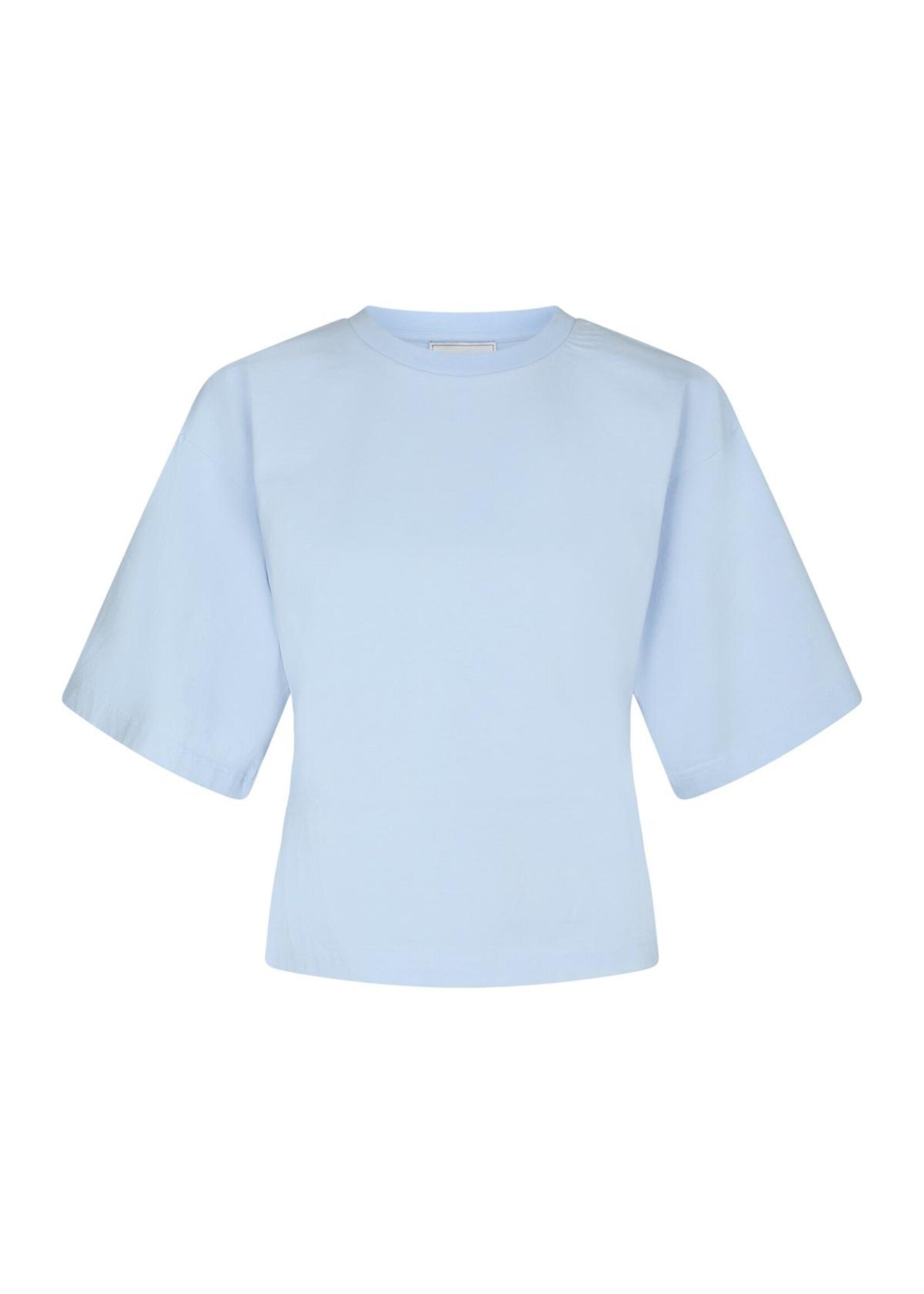 Neo Noir Neo Noir, Asha Boxy Tee, Light blue, Size: