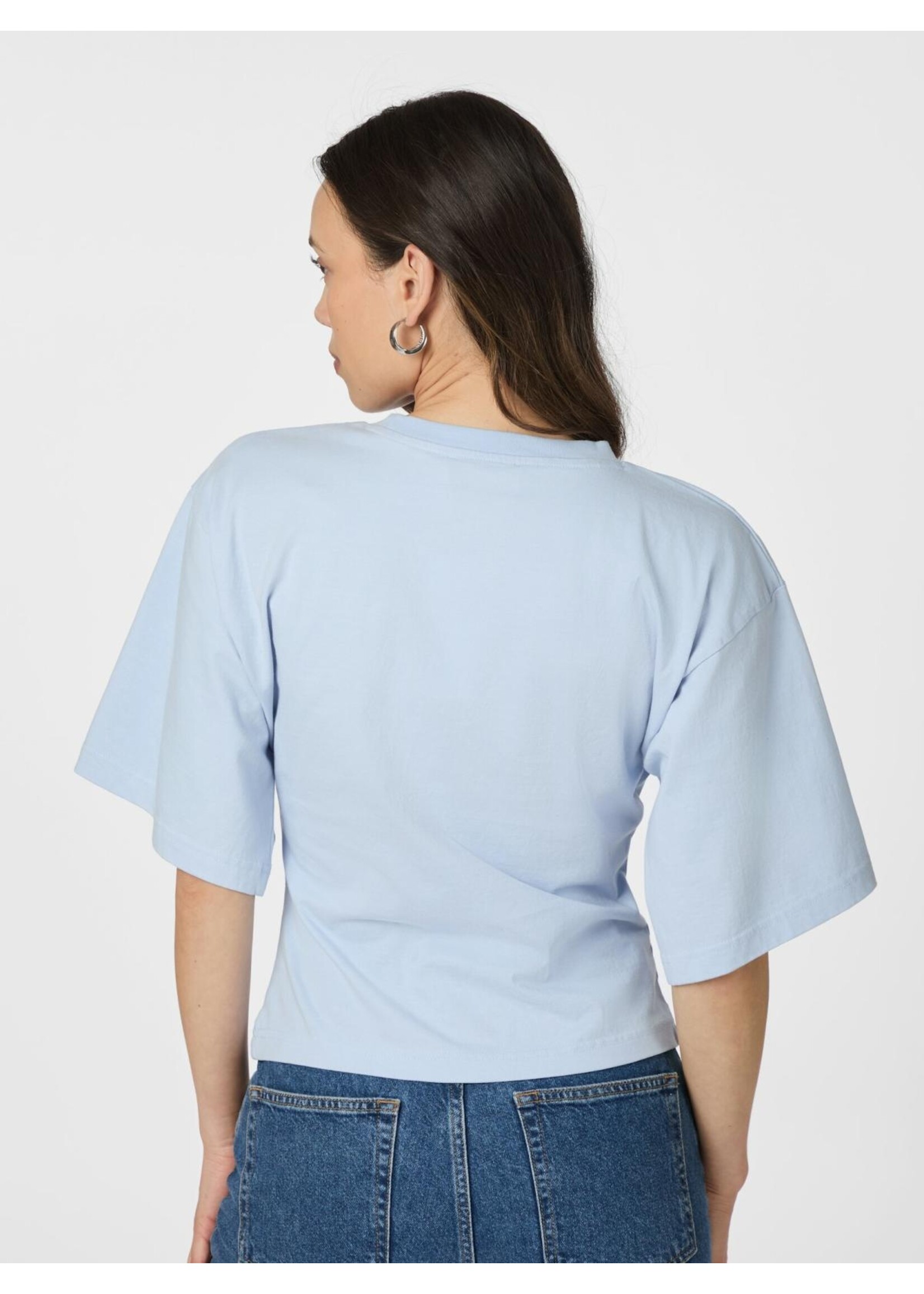 Neo Noir Neo Noir, Asha Boxy Tee, Light blue, Size: