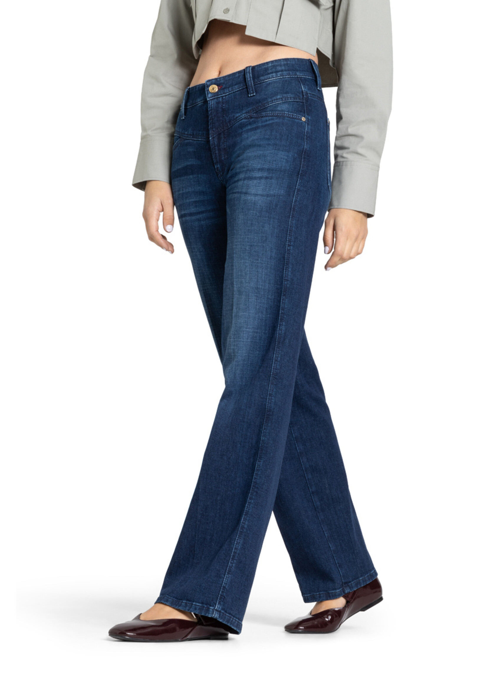 Cambio Cambio, Aimee dames jeans, Blue, Size: