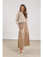 Nukus Nukus, Montreal Skirt Shiny, Sand, Size: