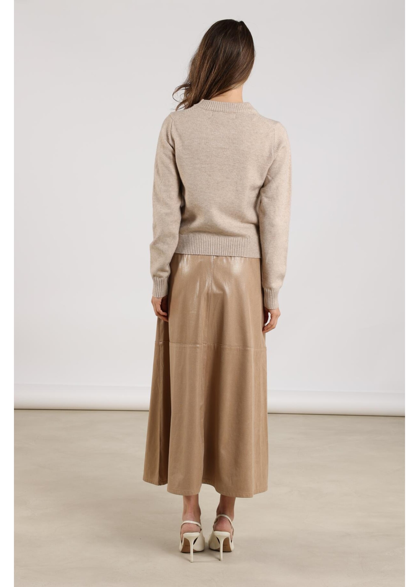 Nukus Nukus, Montreal Skirt Shiny, Sand, Size: