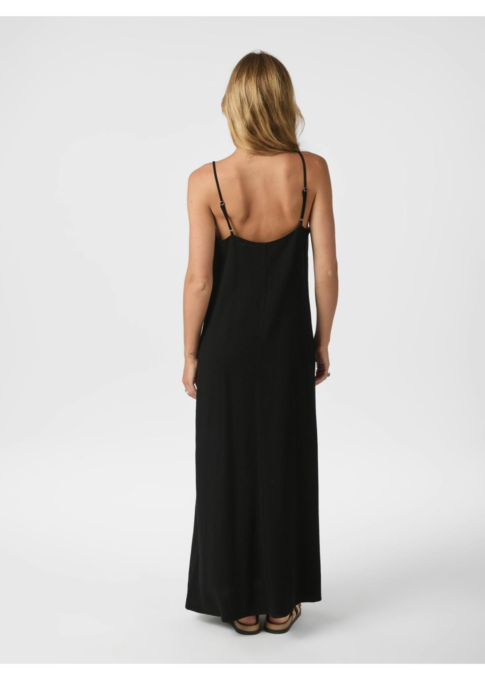Neo Noir Neo Noir, Kessie Linen Dress, Black, Size: