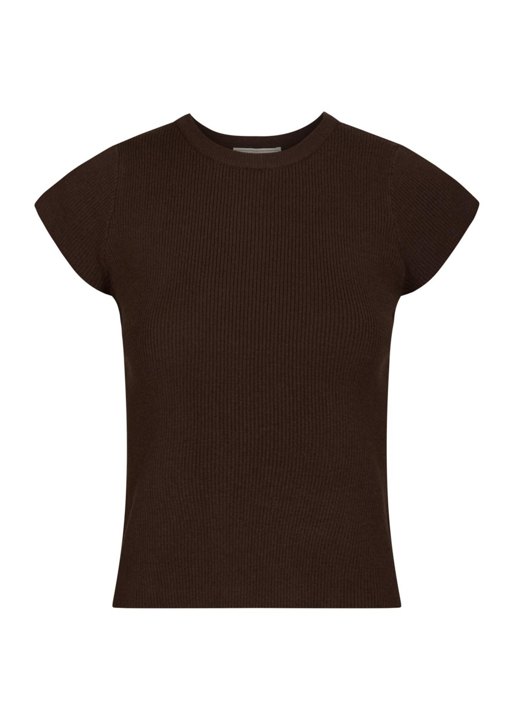 Neo Noir Neo Noir, Tirra Knit Tee, Brown, Size: