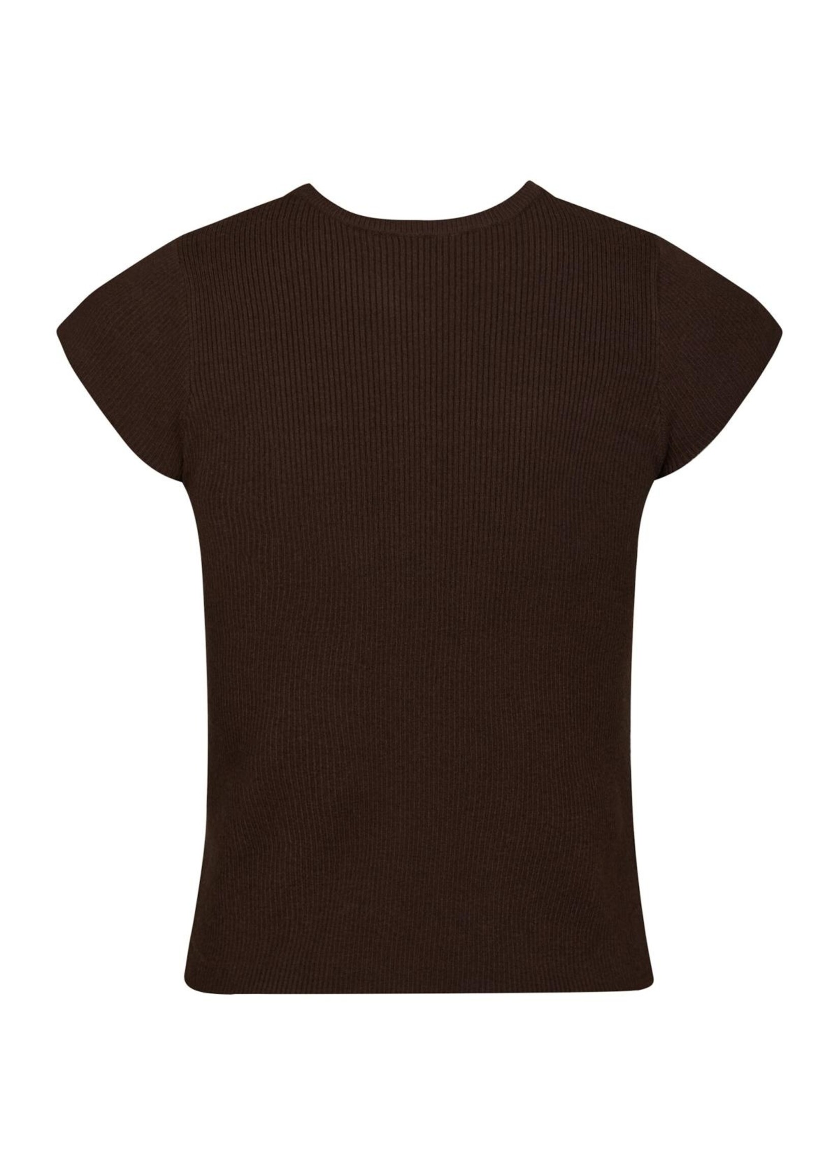Neo Noir Neo Noir, Tirra Knit Tee, Brown, Size: