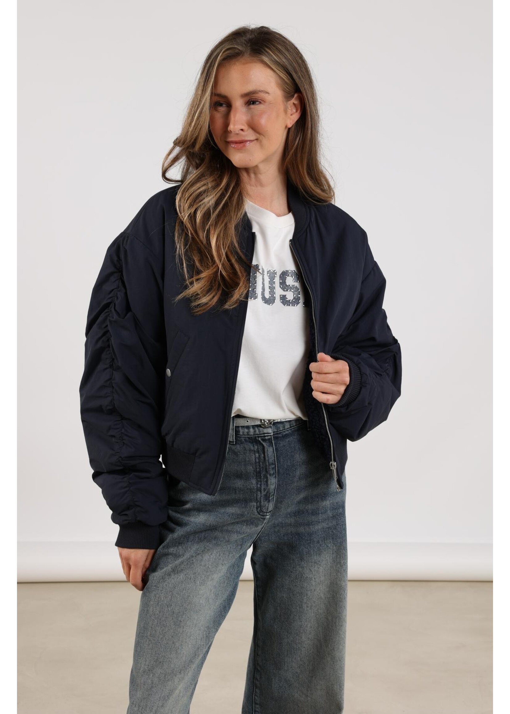 Nukus Nukus, Celeste Jacket, Navy, Size: