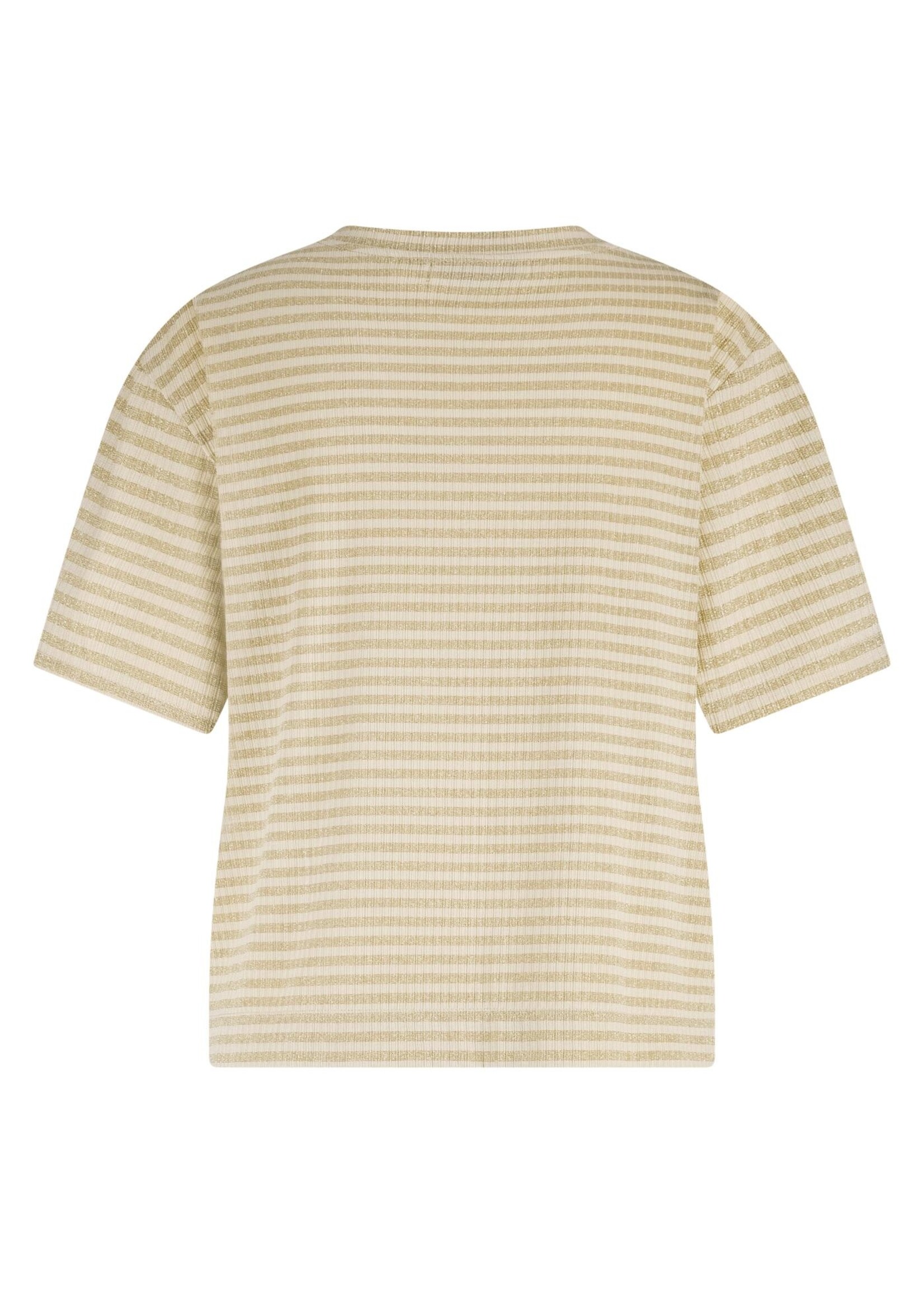 Nukus Nukus, Jaine Shirt Stripe, Sand/gold, Size:
