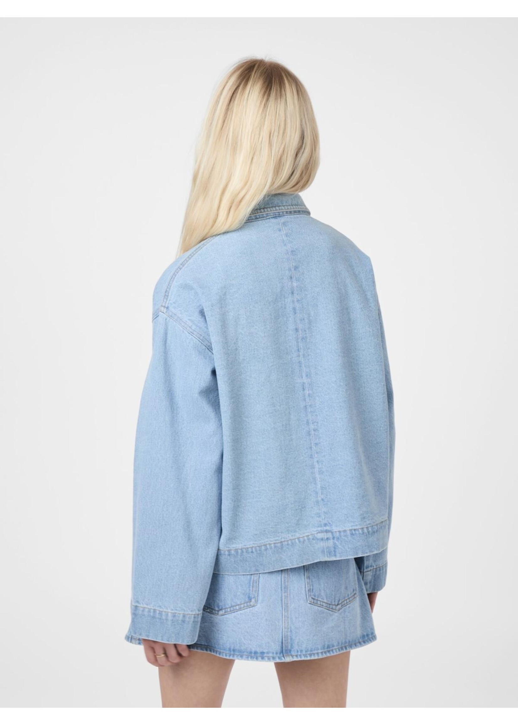 Neo Noir Neo Noir, Titan Denim Jacket, Light blue, Size: