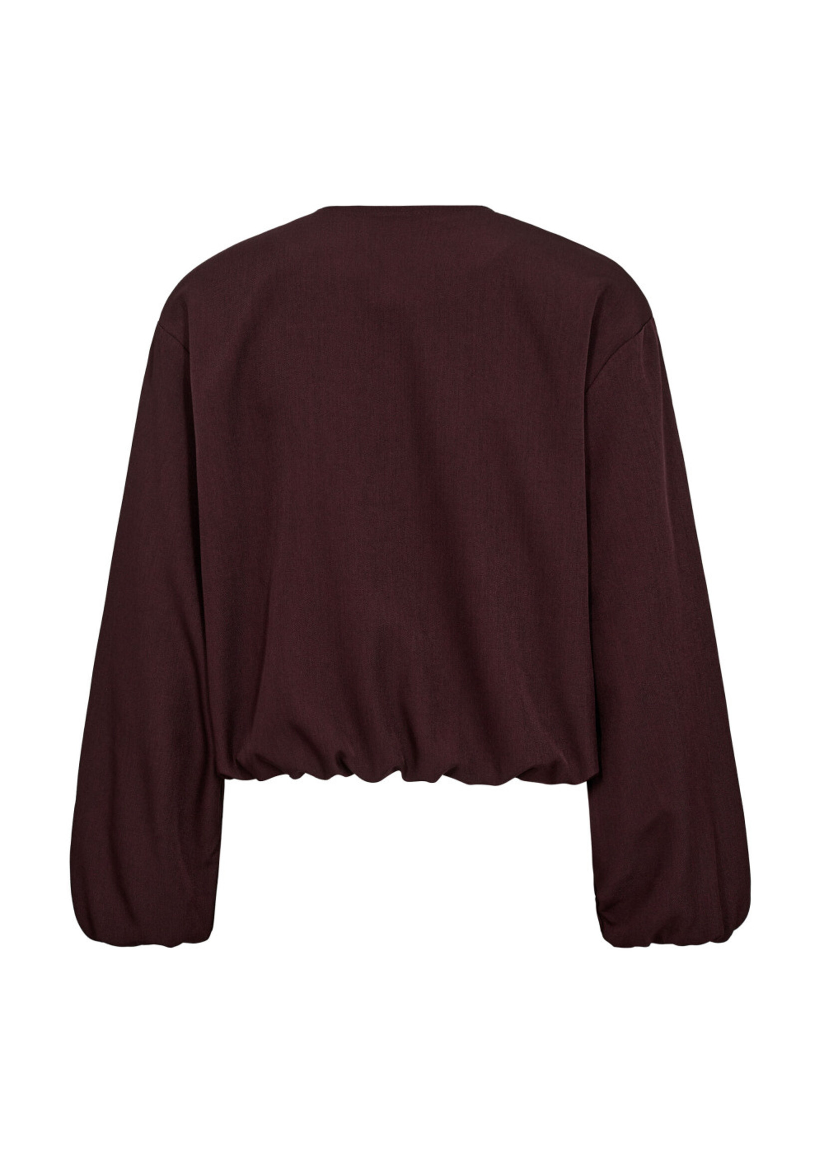Co Couture Co’Couture, LunaCC Balloon Zip Jacket, Wine red, Size: