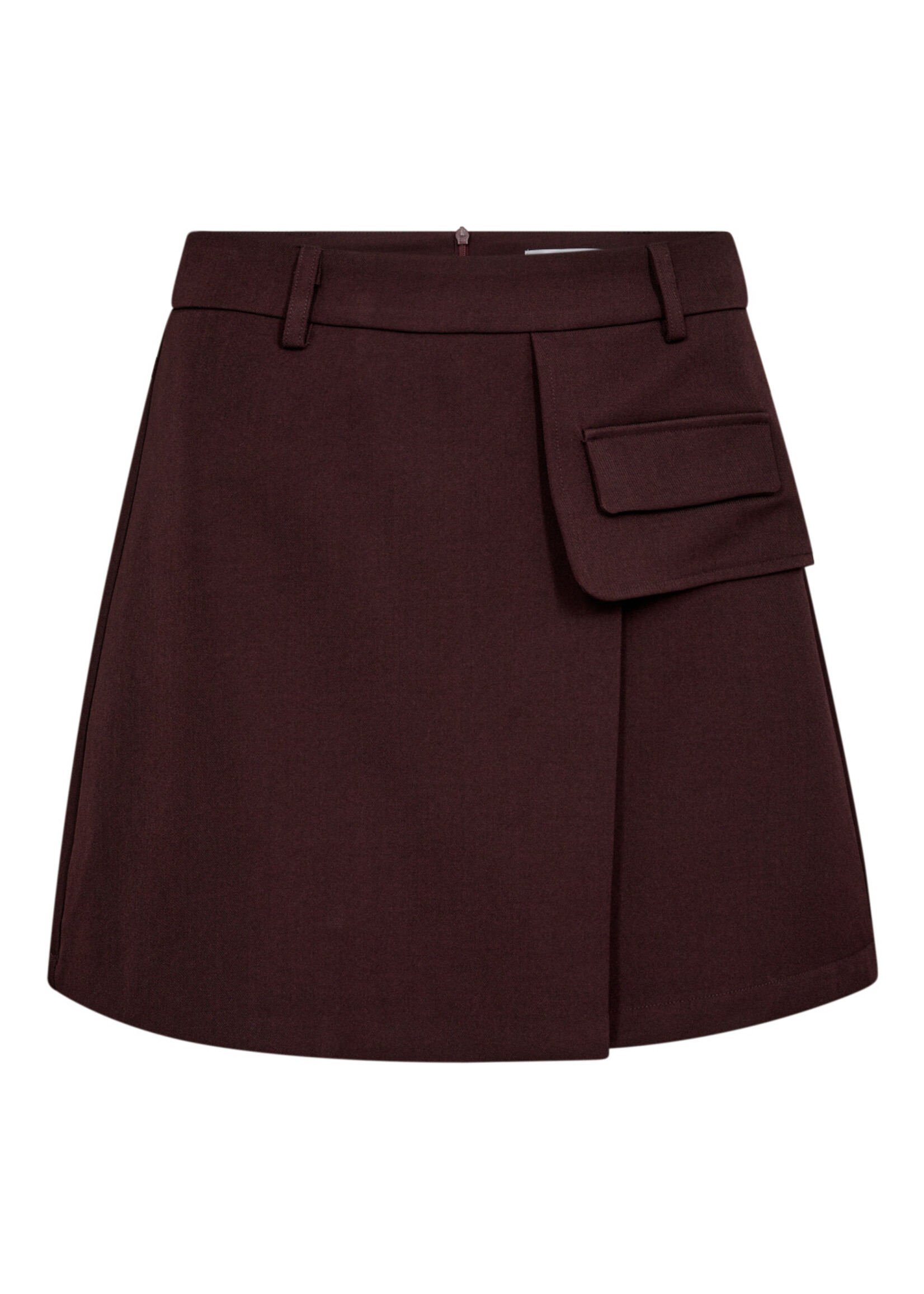 Co Couture Co’Couture, LunaCC Pocket Skirt, Wine red, Size: