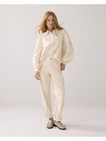 Summum Summum, Blouse Tape pattern voile, Ivory, Size: