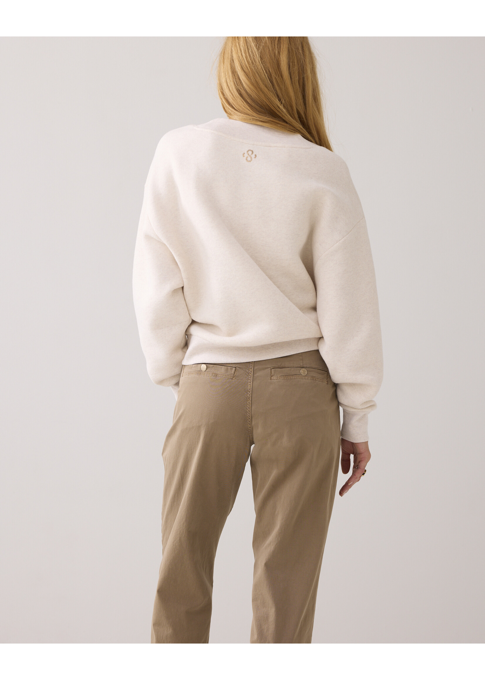 Summum Summum, Tapered aurora stretch twill trouser, Funghi, Size: