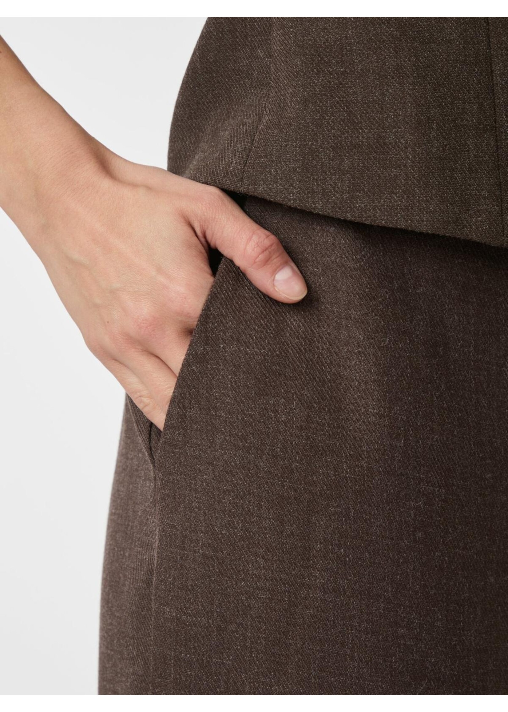 Neo Noir Neo Noir, Emmett Melange Pants, Brown Melange, Size: