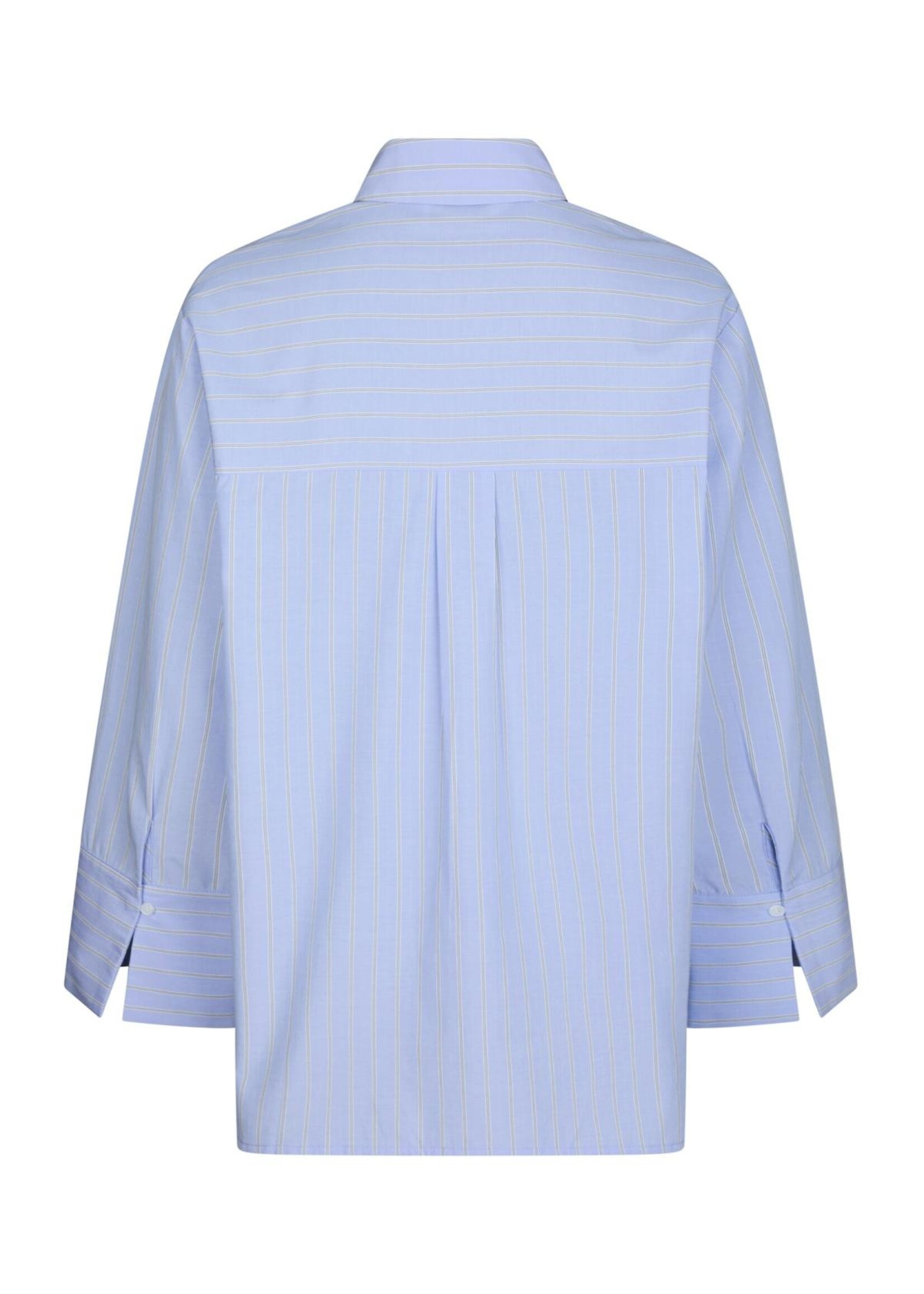 Neo Noir Neo Noir, Dita Twin Stripe Shirt, Light Blue, Size: