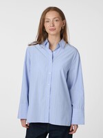Neo Noir Neo Noir, Dita Twin Stripe Shirt, Light Blue, Size: