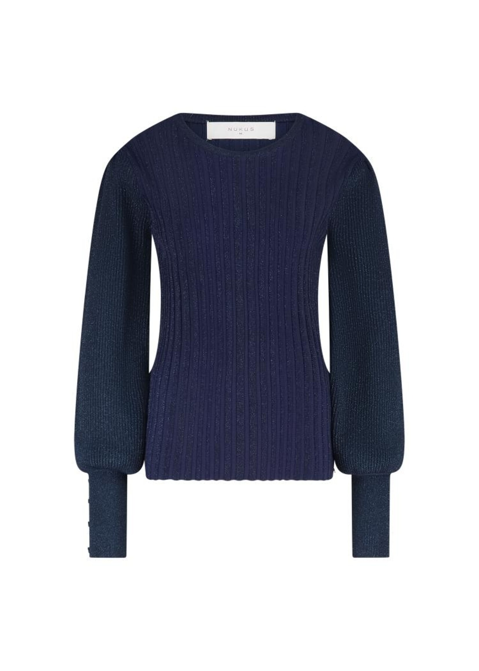 Nukus Nukus, Mulberry Pullover Lurex, Navy, Size:
