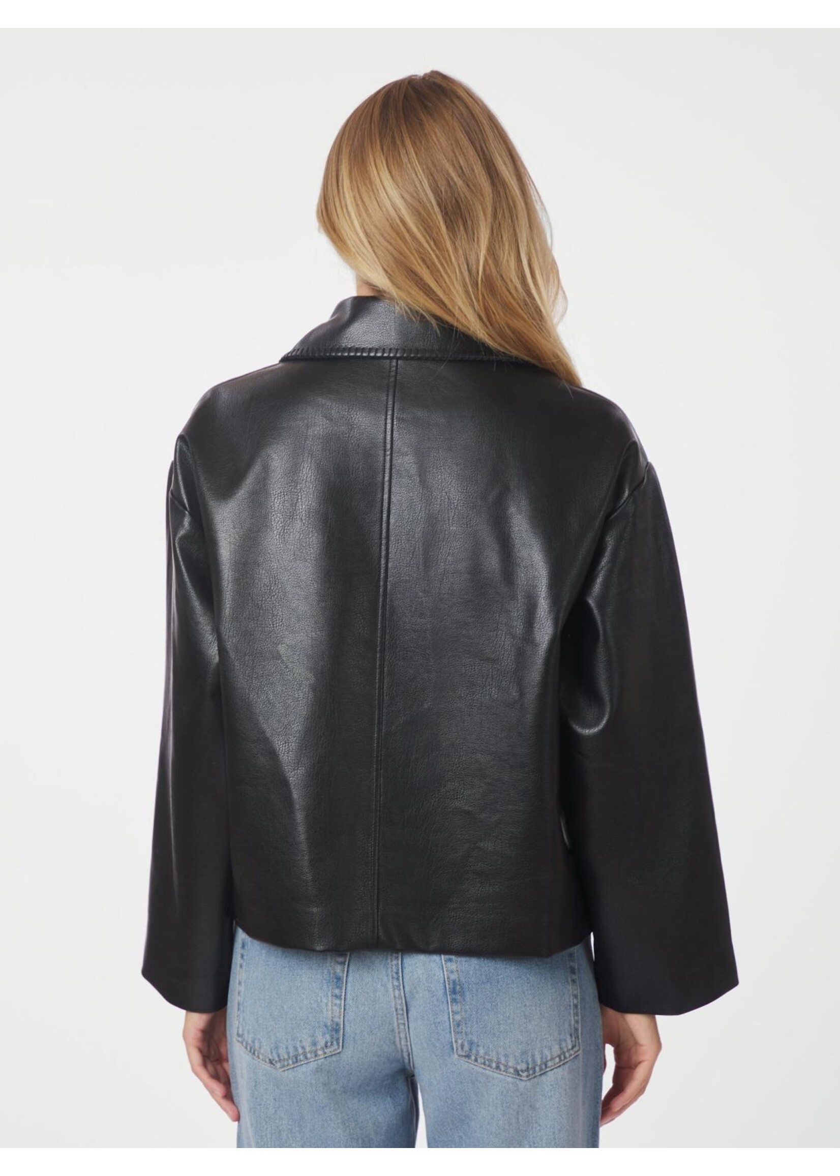 Neo Noir Neo Noir, Lunara Collar Stitch Jacket, Black, Size: