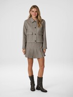 Neo Noir Neo Noir, Romana Herringbone Jacket, Dusty Brown, Size: