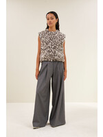 By-Bar By-Bar, Maggie sleeveless leo jacket, Leopard print, Size: