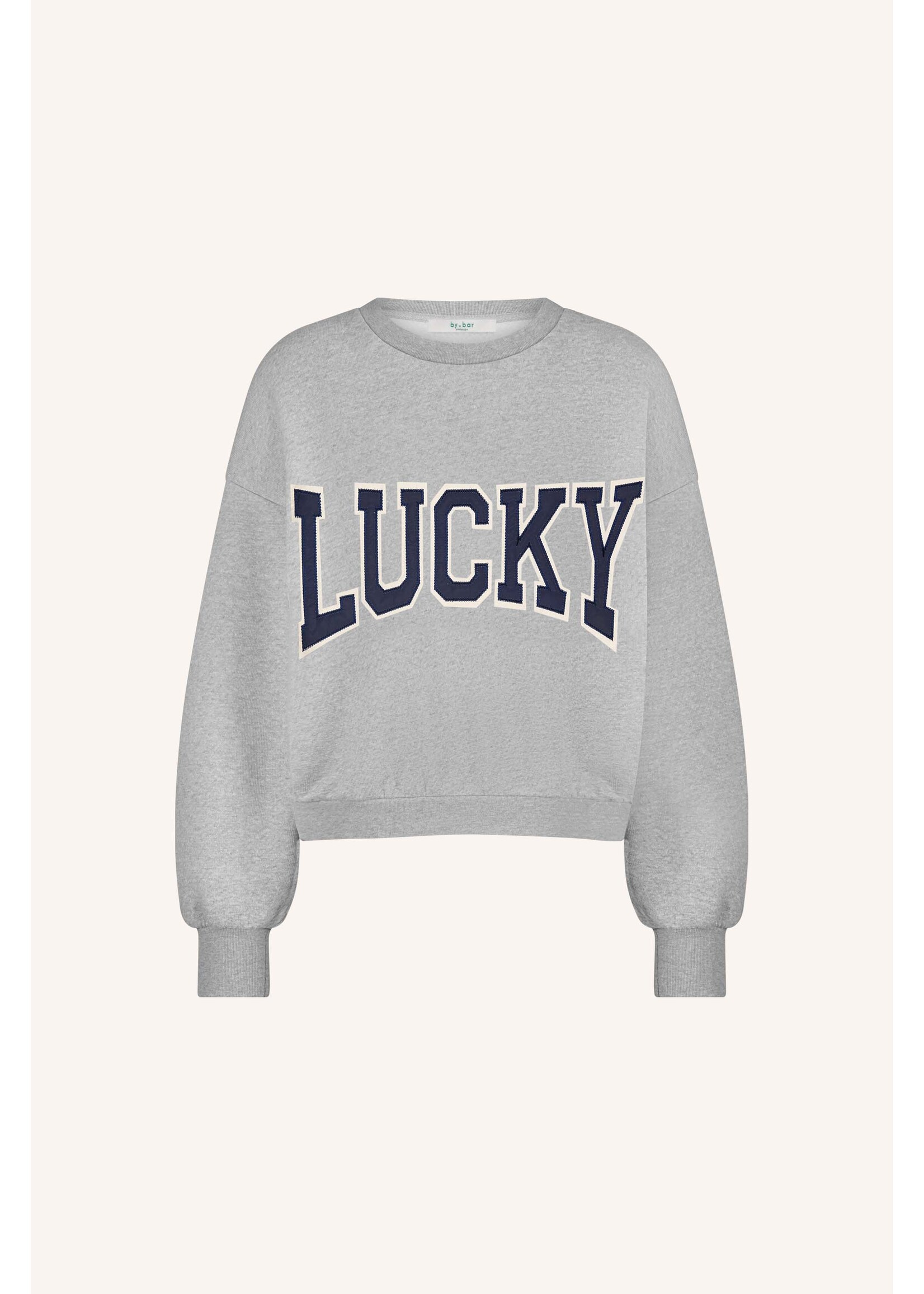 By-Bar By-Bar, Bibi patchwork sweater, Grey melange, Size: