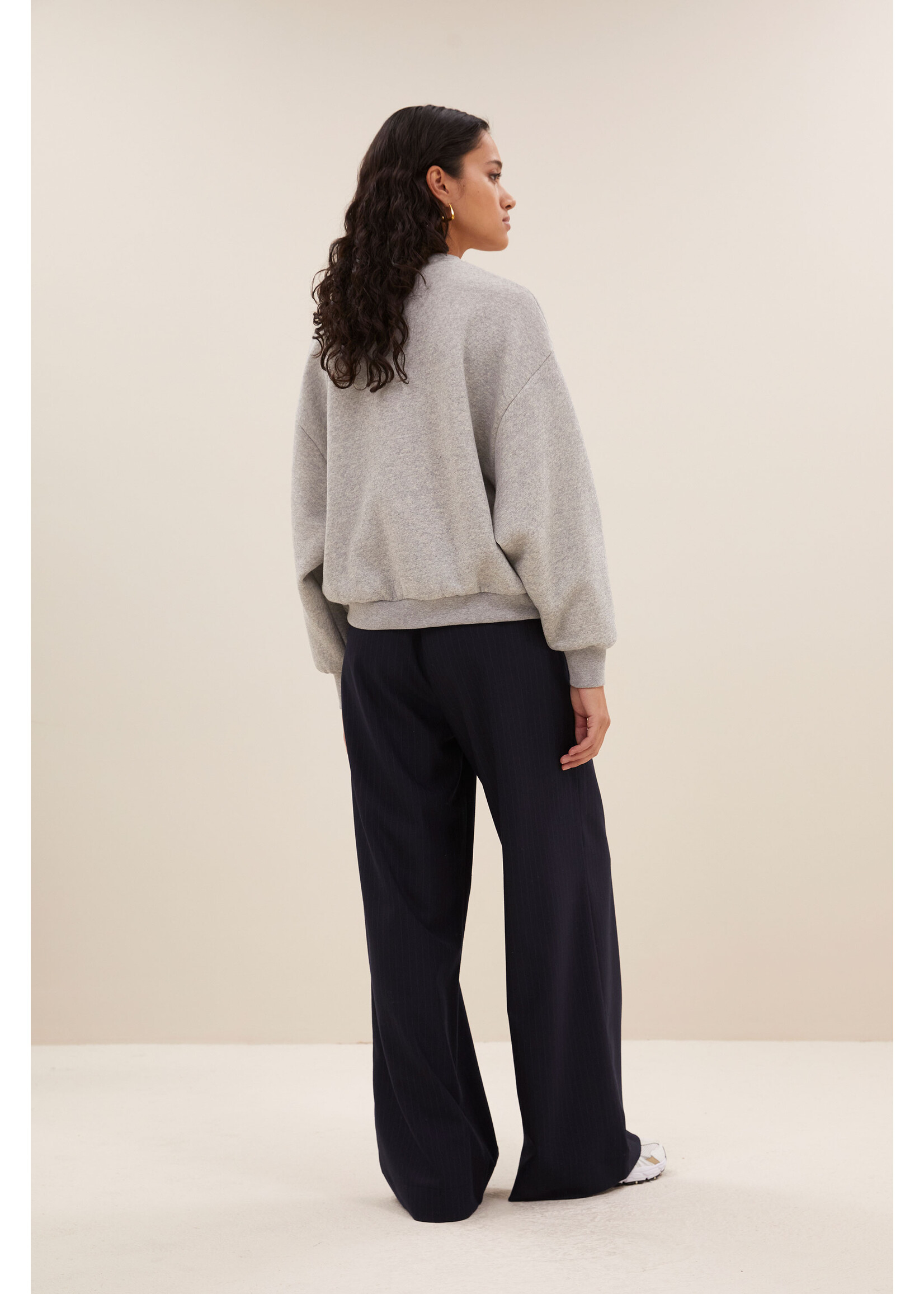 By-Bar By-Bar, Bibi patchwork sweater, Grey melange, Size: