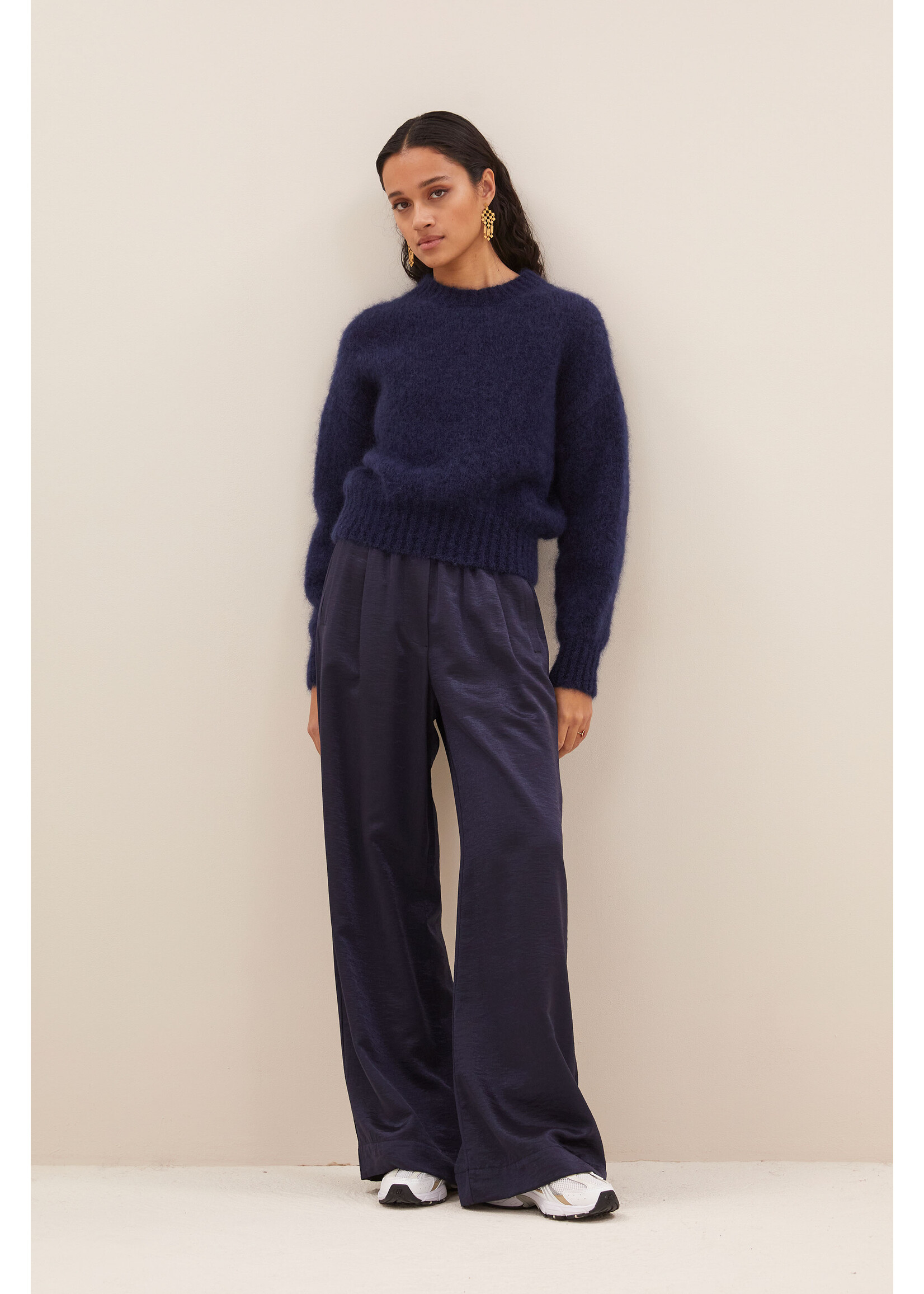 By-Bar By-Bar, Benji metallic pants, Midnight, Size