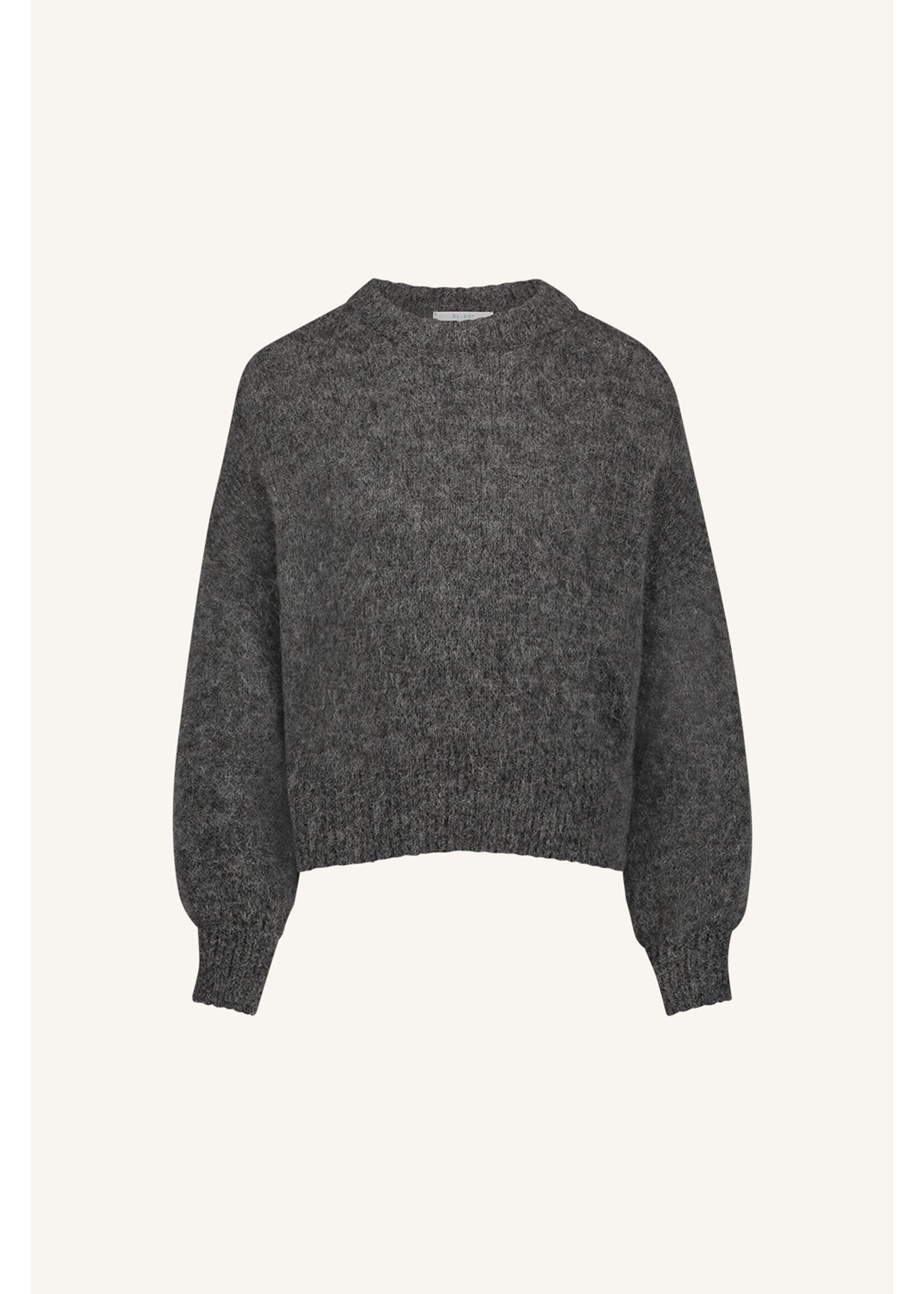 By-Bar By-Bar, Sonny natural pullover, Dark grey melange, Size: