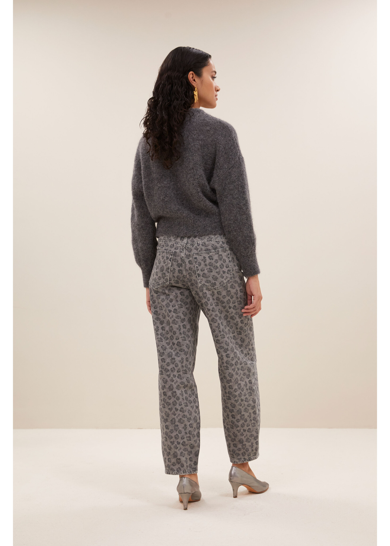 By-Bar By-Bar, Sonny natural pullover, Dark grey melange, Size: