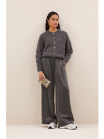 By-Bar By-Bar, Cleo natural cardigan, Dark grey melange, Size: