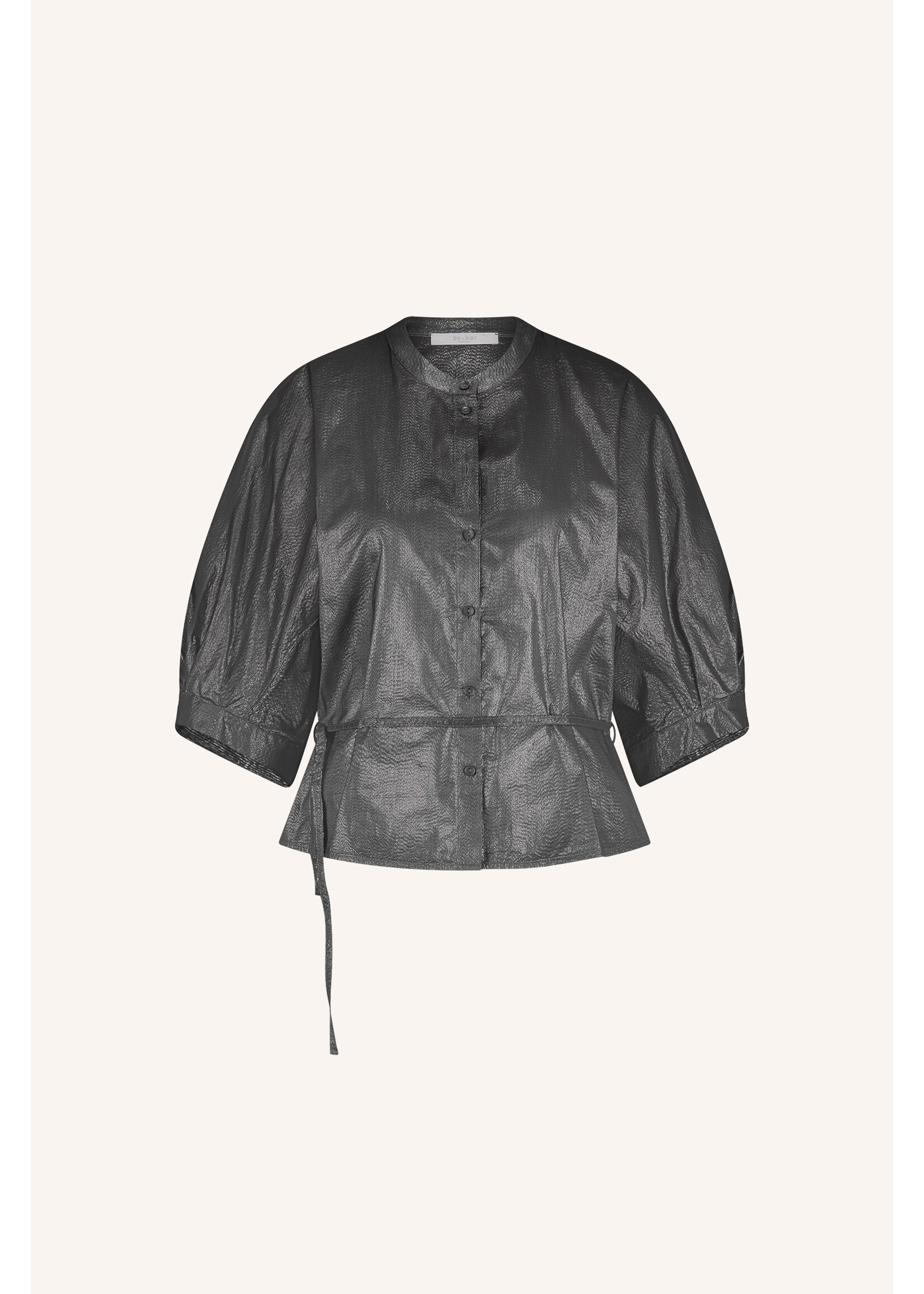 By-Bar By-Bar, Christi silver blouse, Silver, Size: