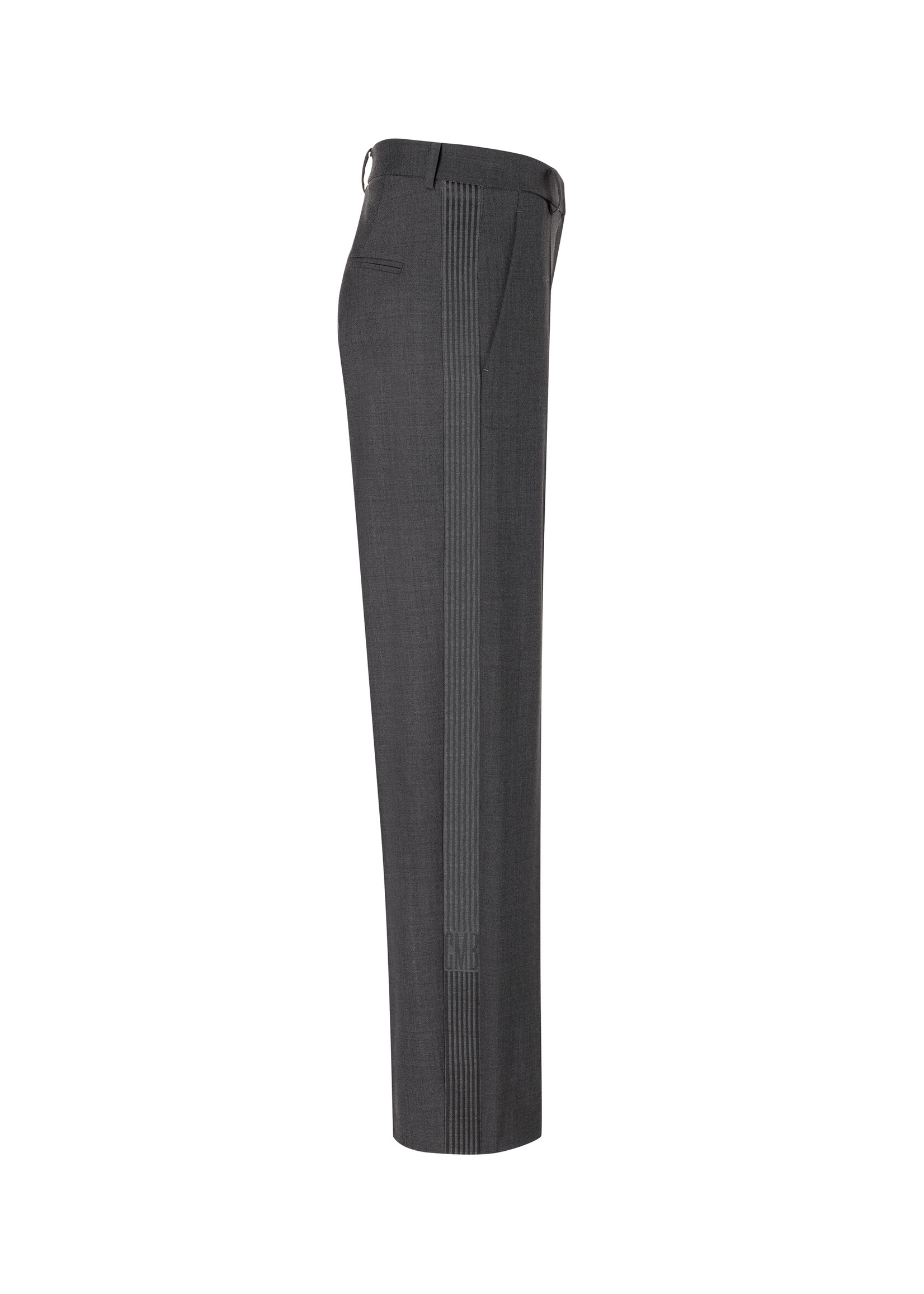Cambio Cambio, Pantalon  Glam slouch track, Grey, Size: