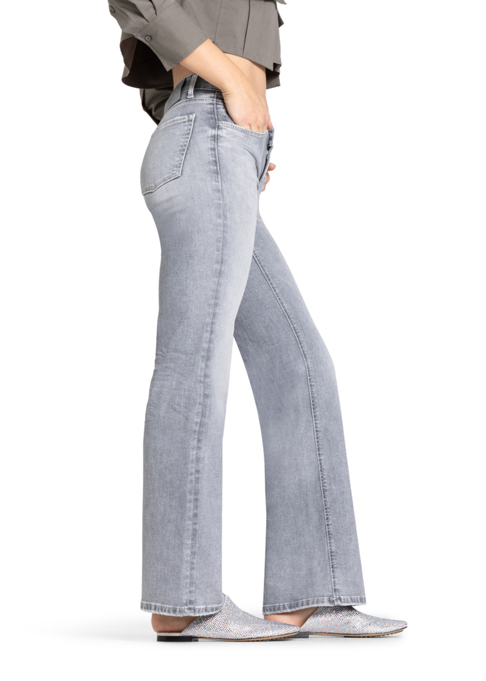 Cambio Cambio, Tess jeans, Grey denim, Size: