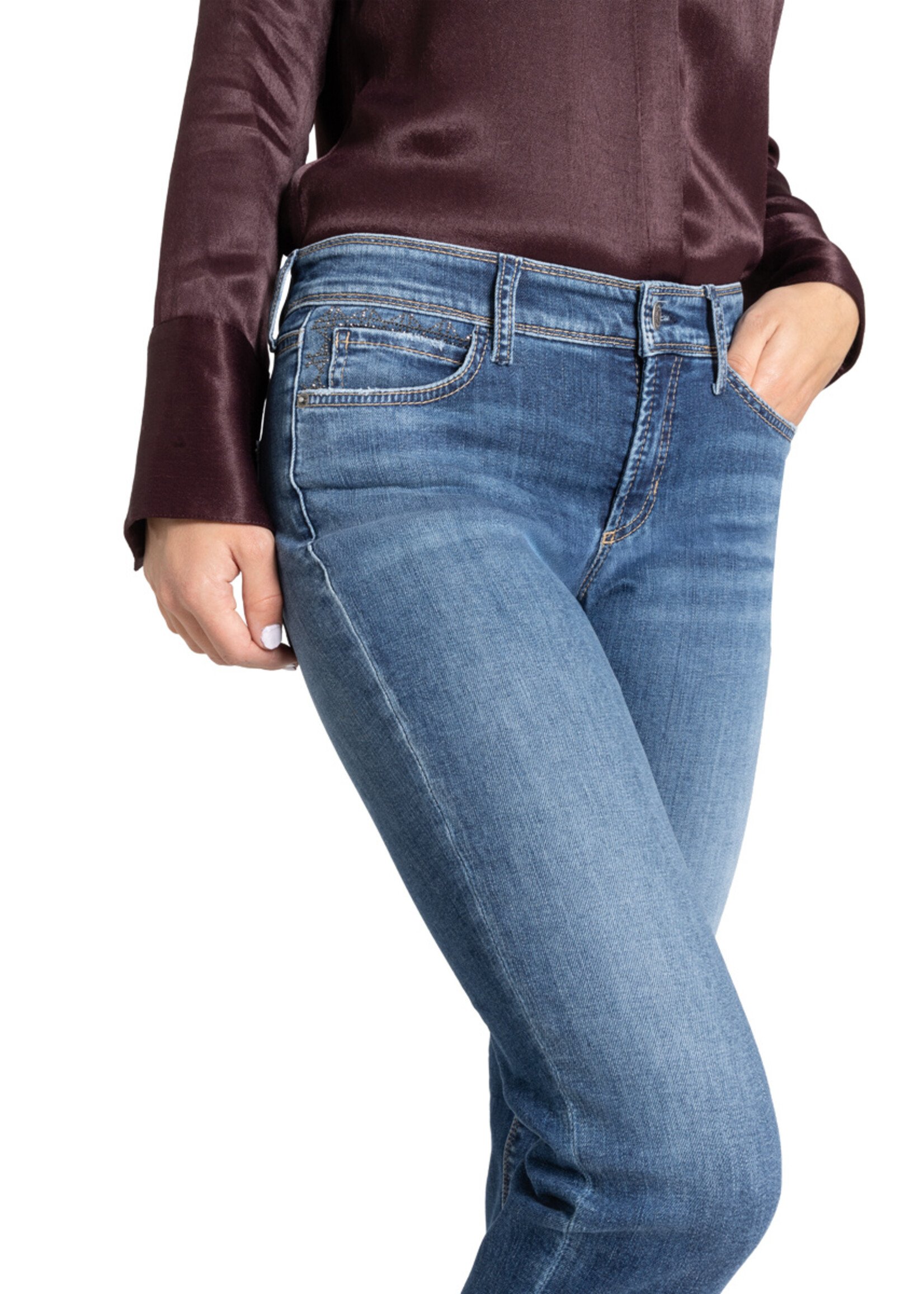 Cambio Cambio, Piper short Damen lang Jeans, Sophisticated, Size: