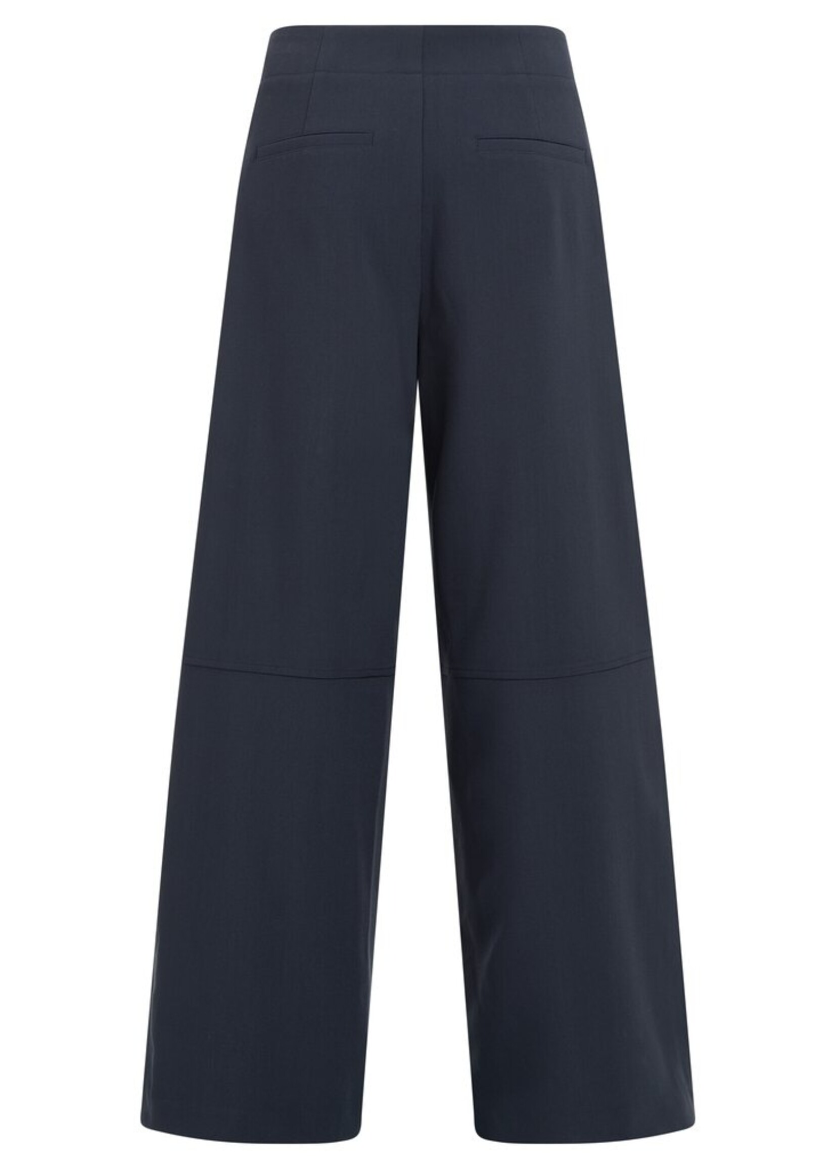 Yaya Yaya, Broek met hoge taille en strepen aan de zijkant, Inkwell Blue, Size: