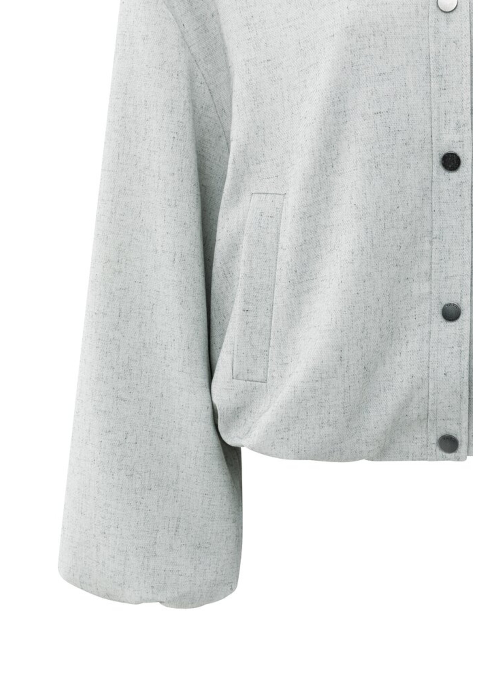 Yaya Yaya, Jasje met ballonvorm, Light Grey Melange, Size: