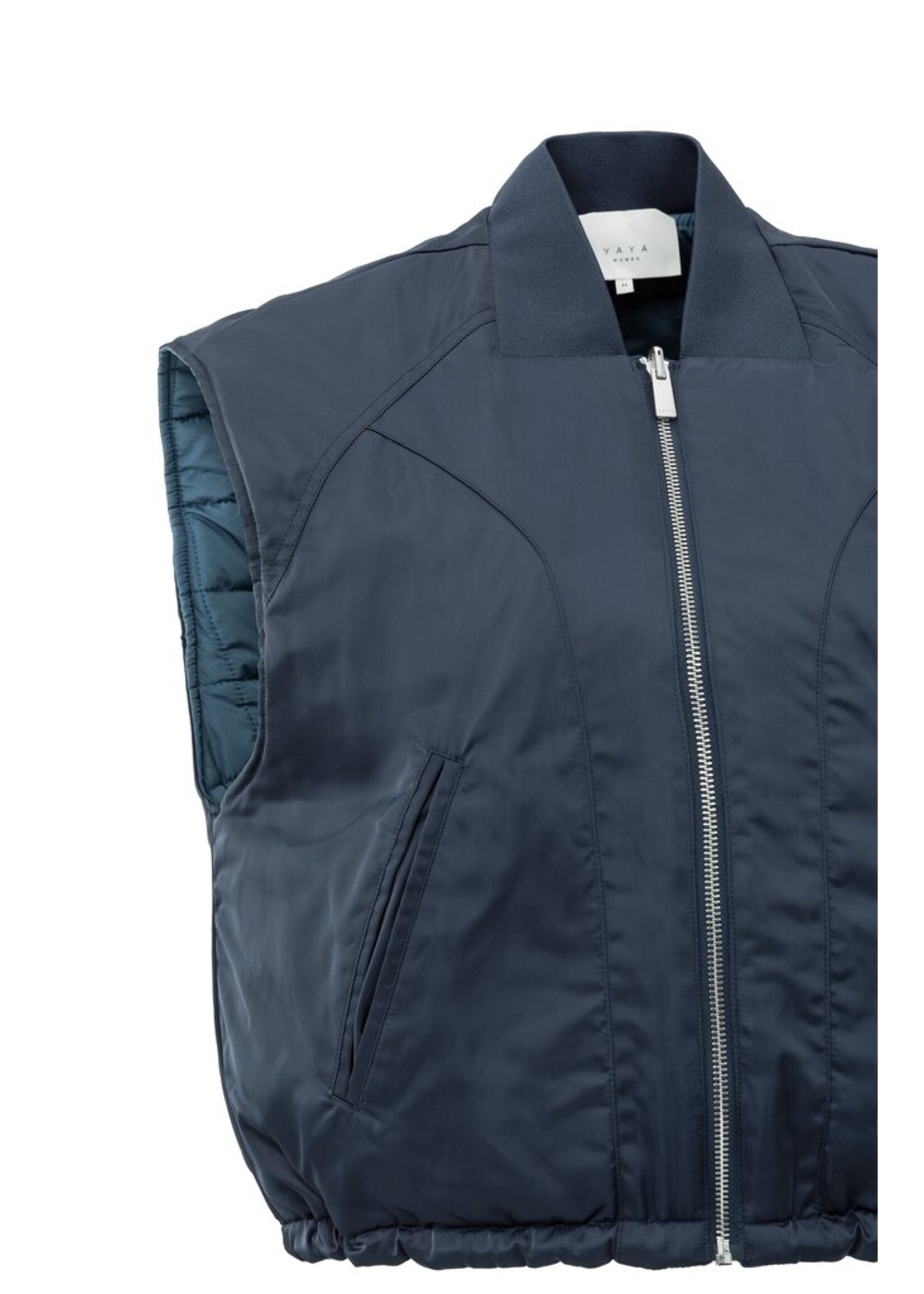 Yaya Yaya, Omkeerbare gewatteerde bodywarmer, Inkwell blue, Size