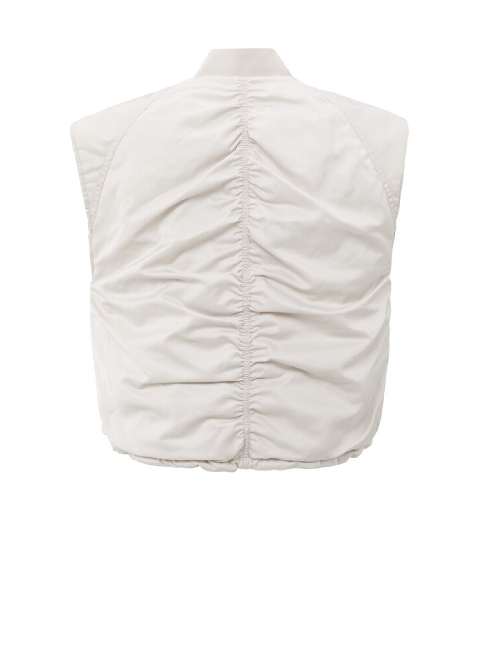 Yaya Yaya, Omkeerbare gewatteerde bodywarmer, Beige, Size