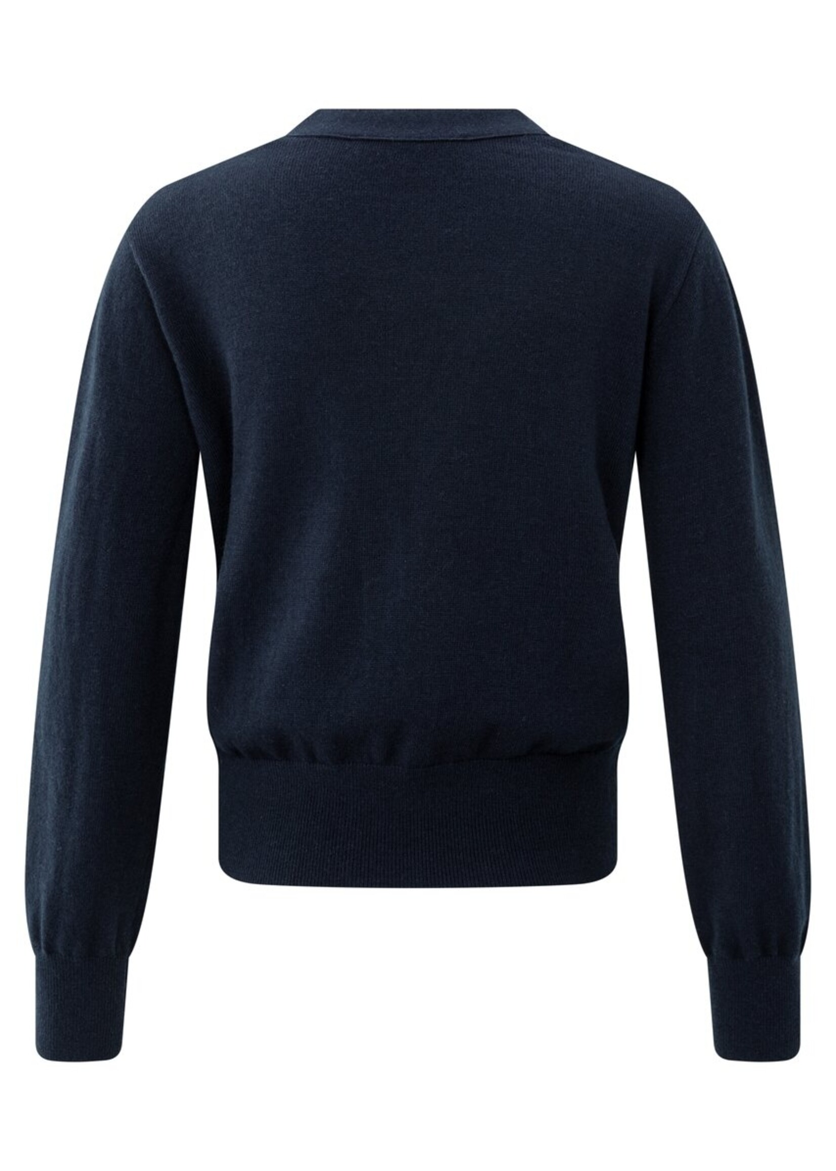 Yaya Yaya, Vest met strikdetail in de taille, Inkwell blue, Size: