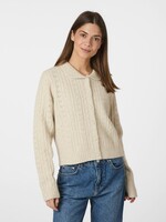 Neo Noir Neo Noir, Emelie Knit Cardigan, Ivory, Size:
