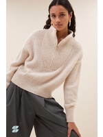 By-Bar By-Bar, Boxy beau pullover, Chalk, Size: