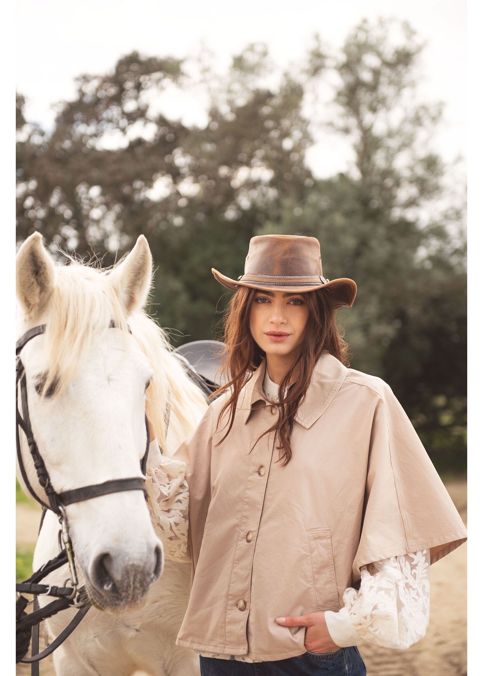 Summum Summum, Cape aurora stretch twill, Alpaca, Size: